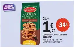 E.Leclerc COOKIES “LA BISCUITERIE DELACRE” offre
