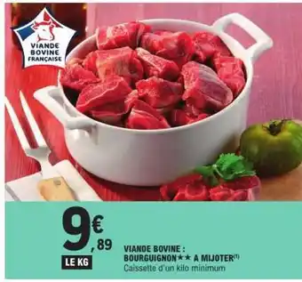 E.Leclerc Viande bovine : bourguignon** à mijoter offre