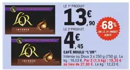 E.Leclerc Café Moulu L'or offre