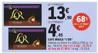 E.Leclerc Café Moulu L'or offre