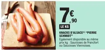 E.Leclerc KNACKS D'ALSACE PIERRE SCHMIDT offre