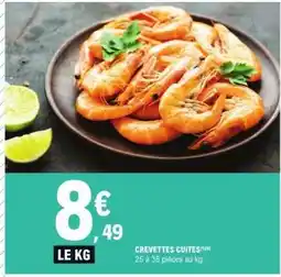 E.Leclerc CREVETTES CUITES offre