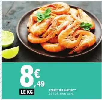 E.Leclerc CREVETTES CUITES offre