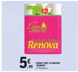 E.Leclerc ESSUIE-TOUT LA MAISON RENOVA offre