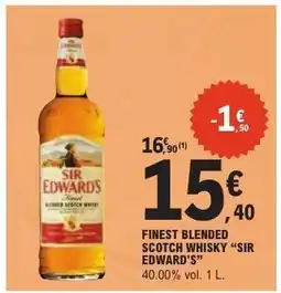 E.Leclerc SIR EDWARD'S offre