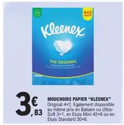 E.Leclerc MOUCHOIRS PAPIER “KLEENEX” offre