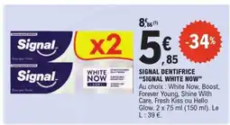 E.Leclerc SIGNAL DENTIFRICE “SIGNAL WHITE NOW” offre