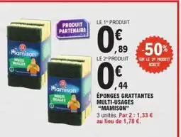E.Leclerc Éponges Grattantes Multi-Usages 'Mamison' offre