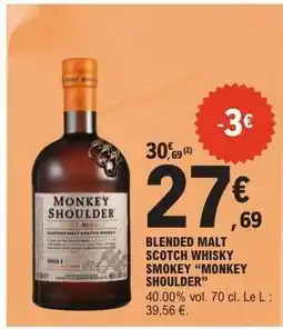 E.Leclerc Monkey Shoulder offre