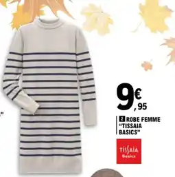 E.Leclerc Robe femme tissaia basics offre