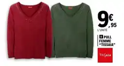 E.Leclerc Pull femme tissaia offre