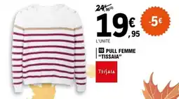 E.Leclerc Pull femme tissaia offre