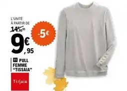 E.Leclerc Pull femme tissaia offre