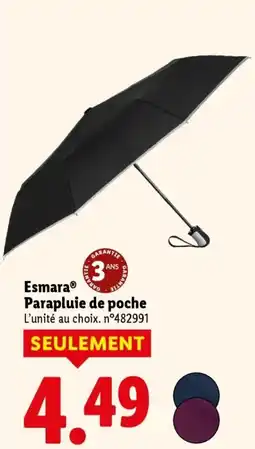 Lidl Esmara parapluie de poche offre