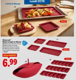 Lidl Silvercrest moule ou tapis en silicone offre