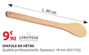 Rural Master LE PRATIQUE Spatule en hêtre offre