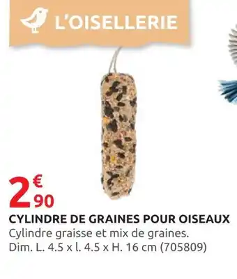 Rural Master Cylindre de graines pour oiseaux offre