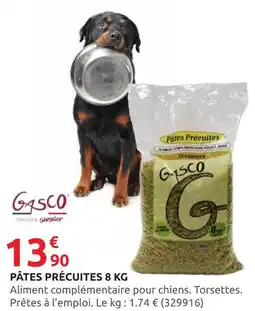 Rural Master GASCO Pâtes précuites 8 kg offre