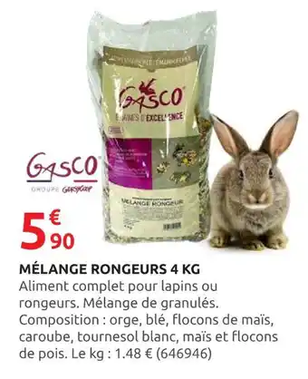 Rural Master GASCO Mélange Rongeurs offre