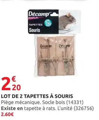 Rural Master Decamp' Lot de 2 tapettes à souris offre