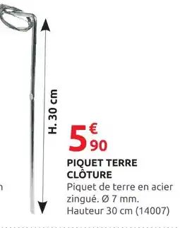 Rural Master Piquet terre clôture offre