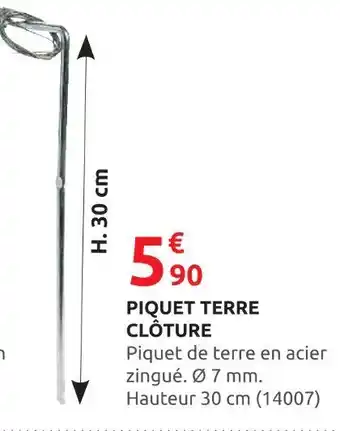 Rural Master Piquet terre clôture offre