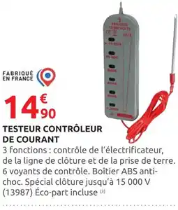 Rural Master Testeur contrôleur de courant offre