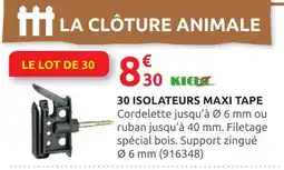Rural Master 30 Isolateurs Maxi Tape offre