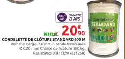 Rural Master KICIZ Cordelette de clôture standard 200 m offre