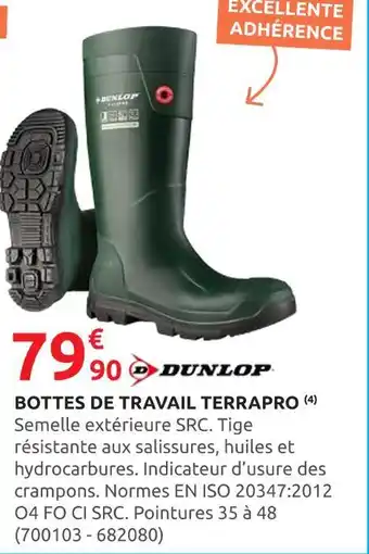 Rural Master DUNLOP Bottes de travail Terrapro offre