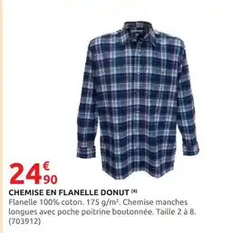 Rural Master DONUT Chemise en flanelle offre