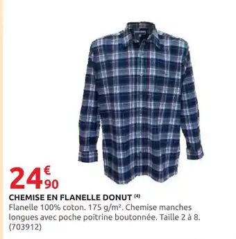 Rural Master DONUT Chemise en flanelle offre