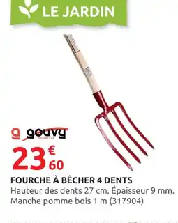 Rural Master Gouvy Fourche à bêcher 4 dents offre