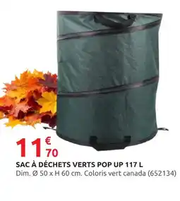Rural Master Sac à déchets verts pop up 117 l offre
