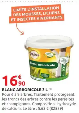 Rural Master Solabiol Blanc arboricole offre