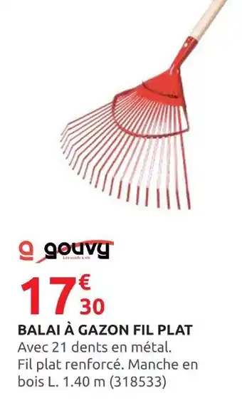 Rural Master Balai à gazon fil plat offre