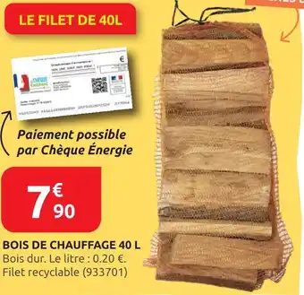 Rural Master Bois de chauffage 40 l offre