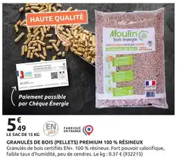 Rural Master Granulés de bois (pellets) premium 100% résineux offre
