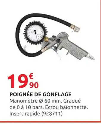 Rural Master Poignée de gonflage offre