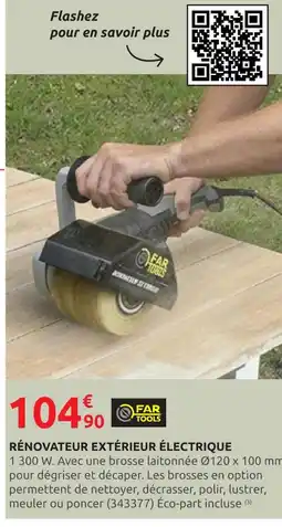 Rural Master FAR TOOLS Rénovateur extérieur électrique offre