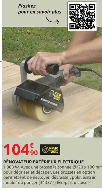 Rural Master FAR TOOLS Rénovateur extérieur électrique offre