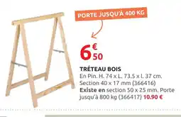 Rural Master Tréteau bois offre