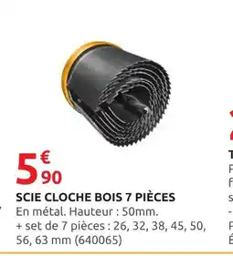 Rural Master Scie cloche bois 7 pièces offre