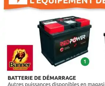 Rural Master Red Power Batterie de démarrage offre