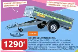 Rural Master TEMVER Remorque remorque lam’flex gc xxl offre