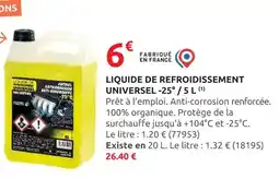 Rural Master Liquide de refroidissement universel -25° / 5 L offre