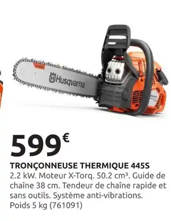 Rural Master HUSQVARNA Tronçonneuse thermique 445s offre