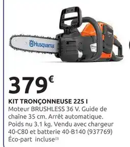 Rural Master HUSQVARNA Kit tronçonneuse 225 I offre