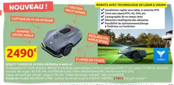 Rural Master HOOKII Robot Tondeuse Neomow X 4000 m² offre