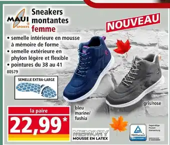 Norma MAUI SPORTS Sneakers montantes femme offre